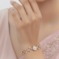 Floret Kada Ring in 92.5 Silver