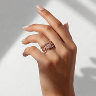 Spin Kada Ring in 92.5 Silver