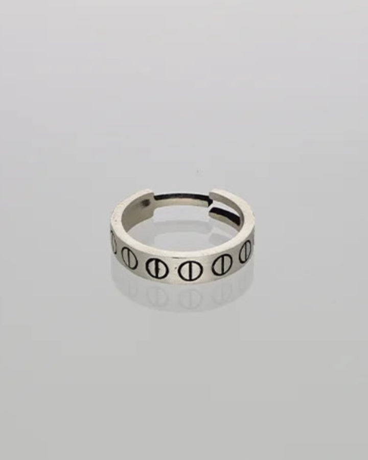 Orb Ring in 92.5 Silver