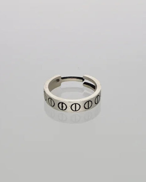 Orb Ring in 92.5 Silver