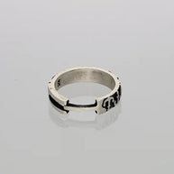 Anchor Ring in 92.5 Silver