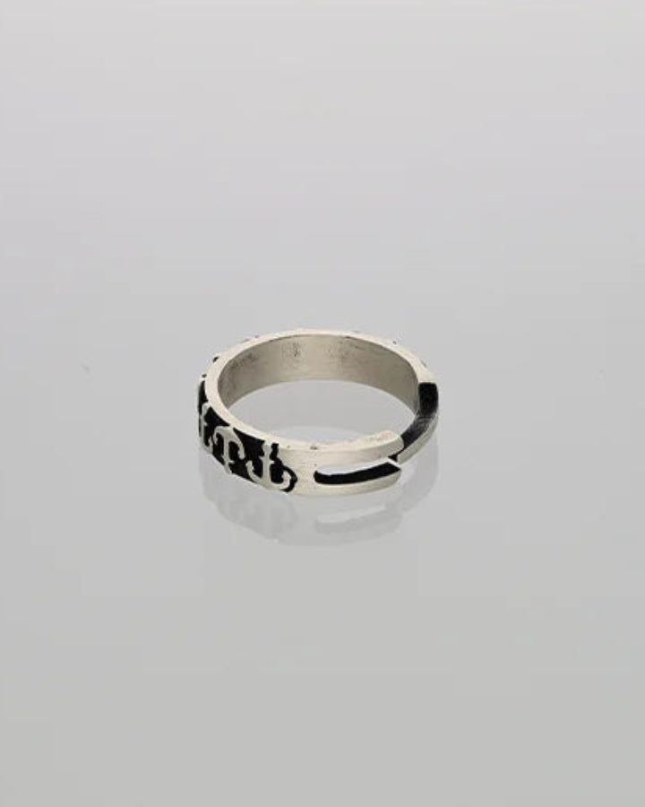 Anchor Ring in 92.5 Silver