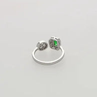 Pistachio Ring in 92.5 Silver