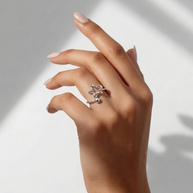 Star Ring in 92.5 Silver