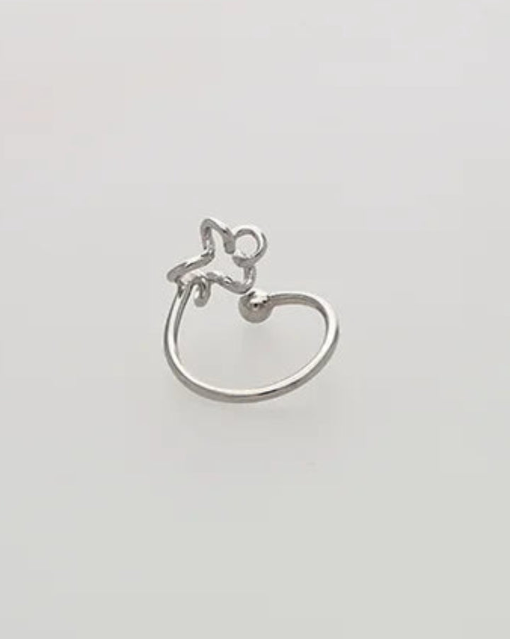 Star Ring in 92.5 Silver