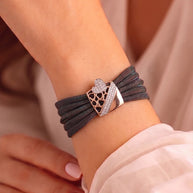 Ishq Cuff in 92.5 Silver