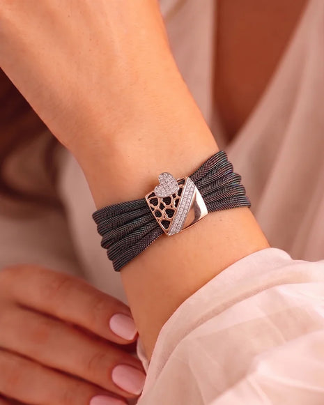 Ishq Cuff in 92.5 Silver