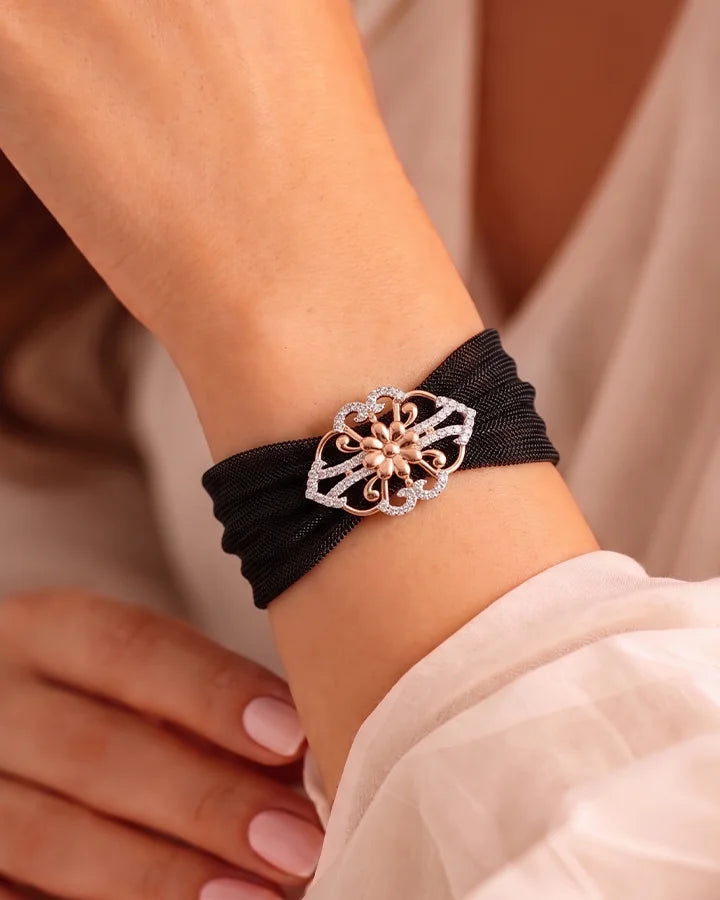 Noir Cuff in 92.5 Silver