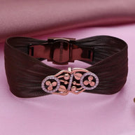 Amber Cuff in 92.5 Silver
