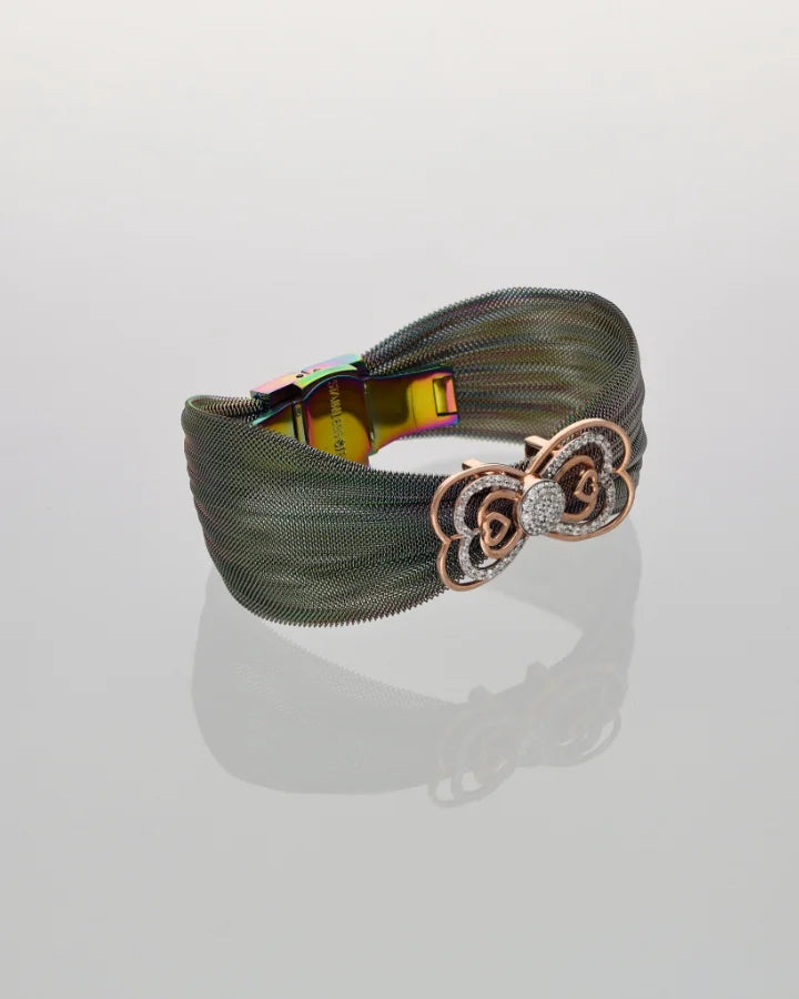 Caramel Cuff in 92.5 Silver