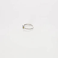 Blue Rocket Adjustable Ring in 92.5 Silver