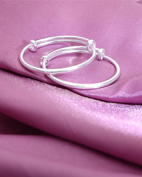 Divine Etch Silver Kadli in 92.5 Silver