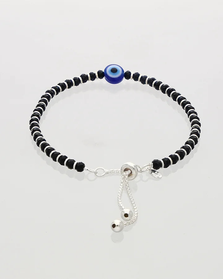 Beaded Payal in 92.5 Silver