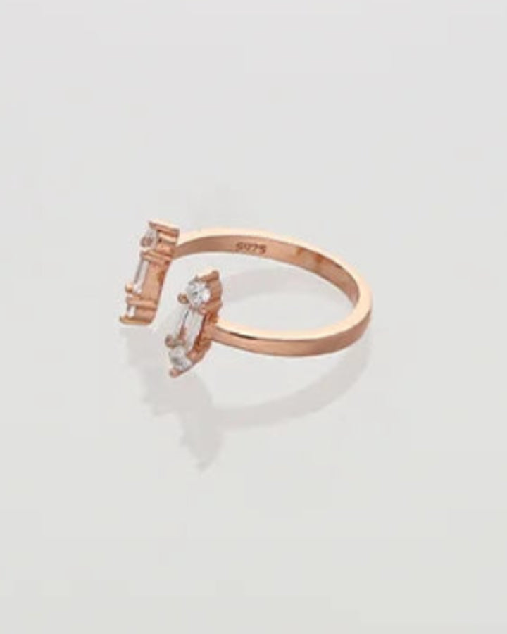 Rectarose Toe Rings in 92.5 Silver