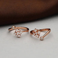 Circarose Toe Rings in 92.5 Silver