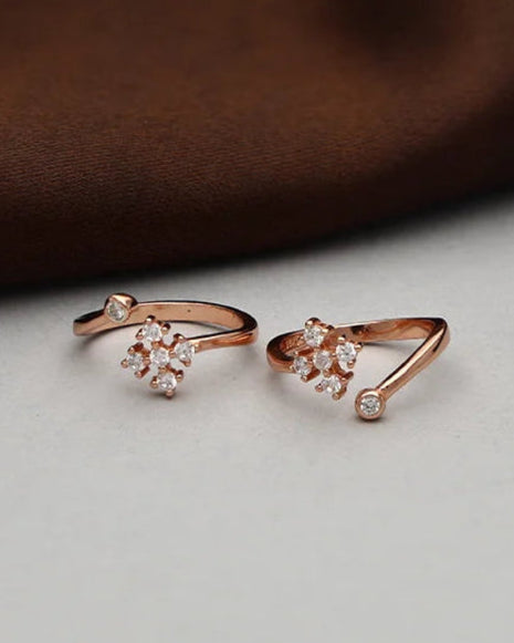 Circarose Toe Rings in 92.5 Silver