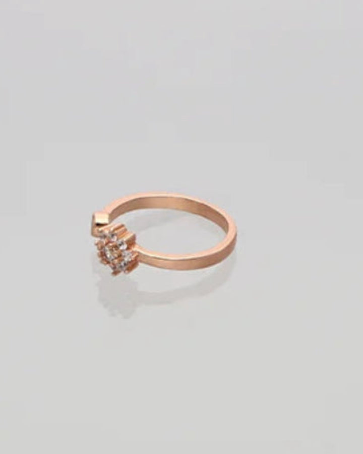 Rose Toe Rings in 92.5 Silver