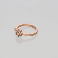 Rose Toe Rings in 92.5 Silver