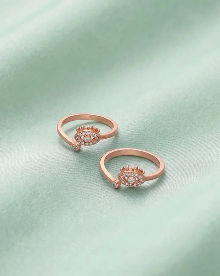 Aurelia Toe Rings in 92.5 Silver