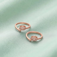 Aurelia Toe Rings in 92.5 Silver