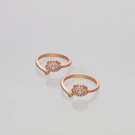 Aurelia Toe Rings in 92.5 Silver