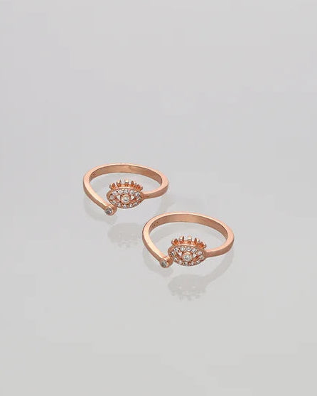Aurelia Toe Rings in 92.5 Silver