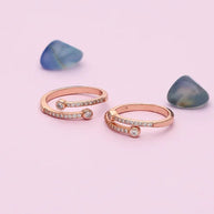 Serenora Toe Rings in 92.5 Silver