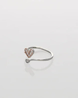 MiniHeart Toe Rings in 92.5 Silver