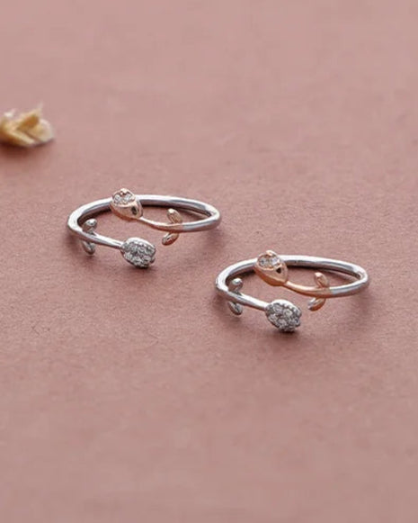 Loop Toe Rings in 92.5 Silver