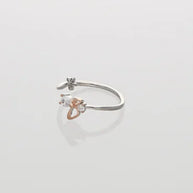 Flutura Toe Rings in 92.5 Silver