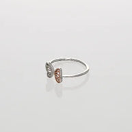 Papillon Toe Rings in 92.5 Silver