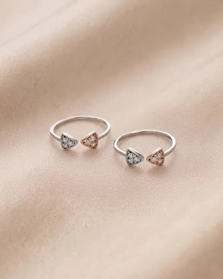 Arc Toe Rings in 92.5 Silver