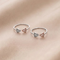 Arc Toe Rings in 92.5 Silver