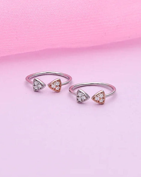 Arc Toe Rings in 92.5 Silver