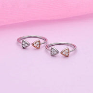 Arc Toe Rings in 92.5 Silver