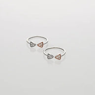 Arc Toe Rings in 92.5 Silver