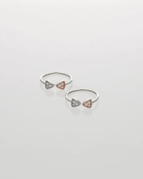 Arc Toe Rings in 92.5 Silver