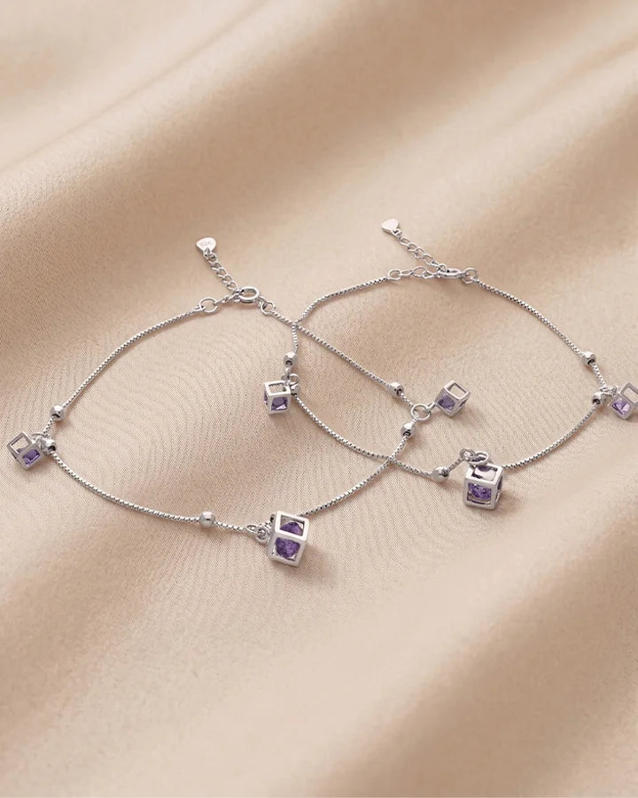 Amethyst Payal in 92.5 Silver