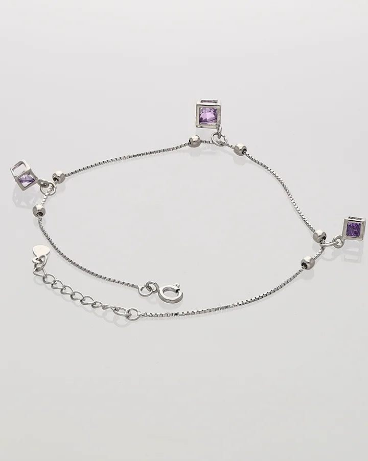 Amethyst Payal in 92.5 Silver