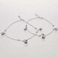 Amethyst Payal in 92.5 Silver