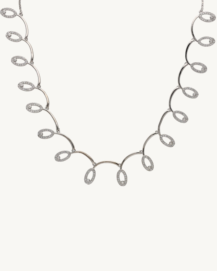 OvalAura DazzleSet Necklace