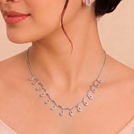 OvalAura DazzleSet Necklace