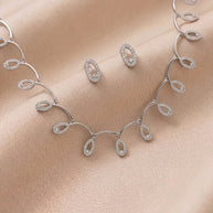 OvalAura DazzleSet Necklace