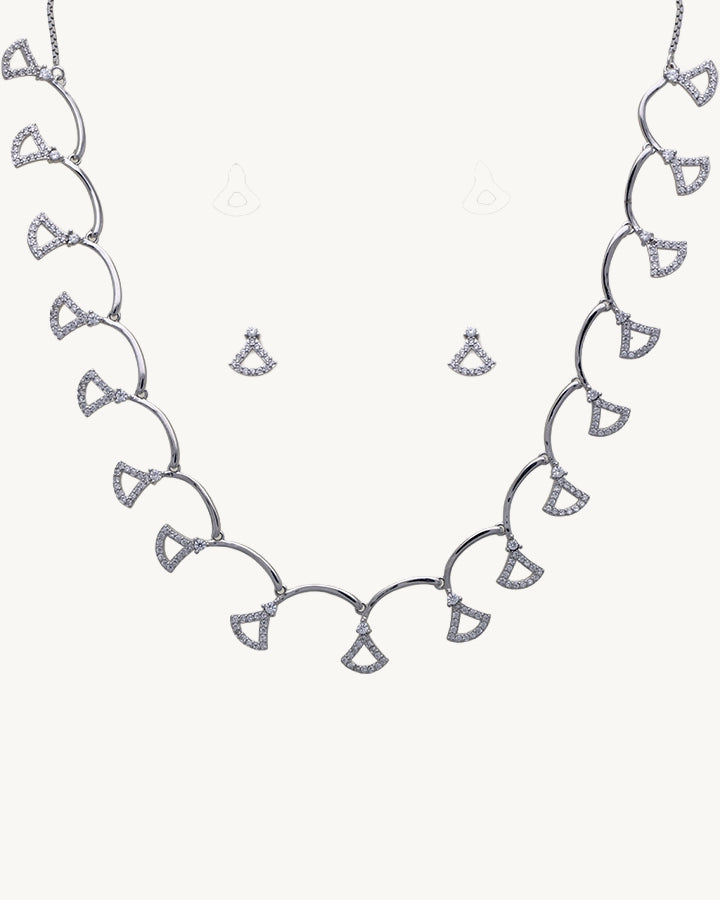 TriLustre CharmSet Necklace
