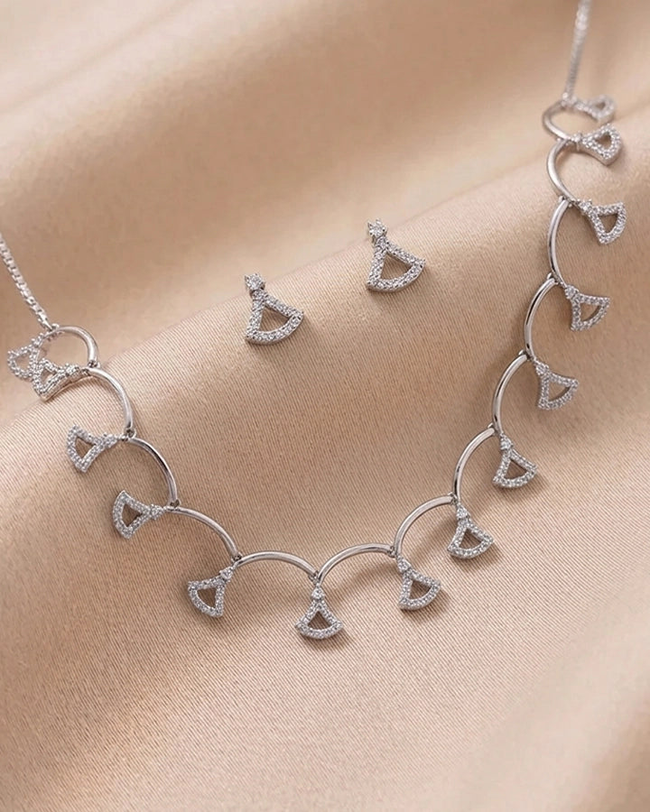 TriLustre CharmSet Necklace