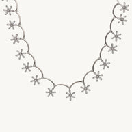 FrostFlake ShimmerSet Necklace