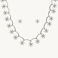 FrostFlake ShimmerSet Necklace