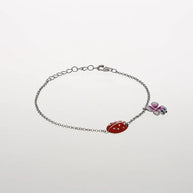 Ladybug Bracelet in 92.5 Silver