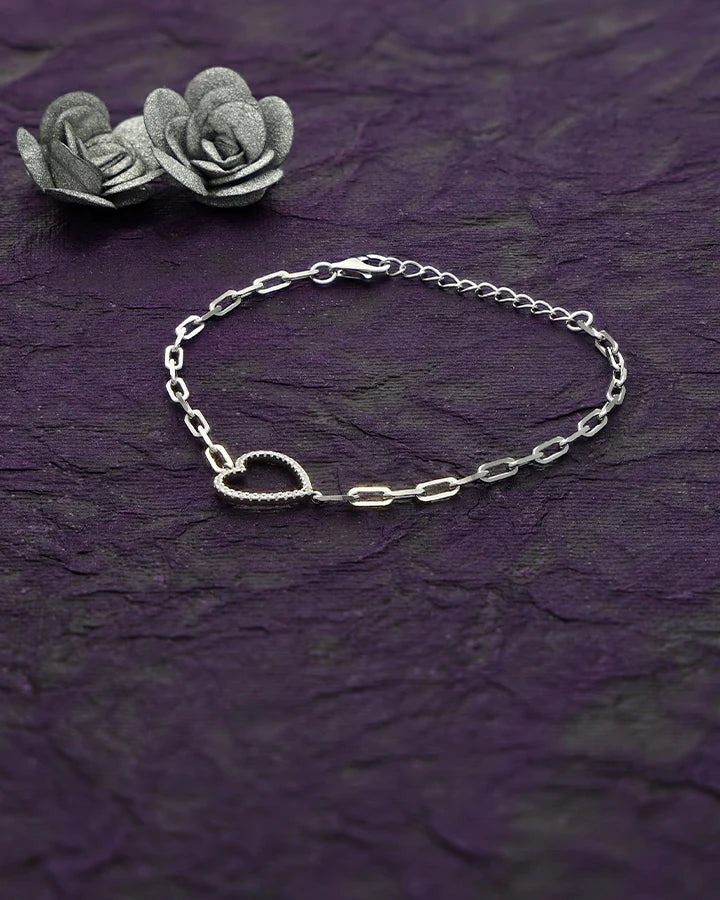 Tiny Love Bracelet in 92.5 Silver