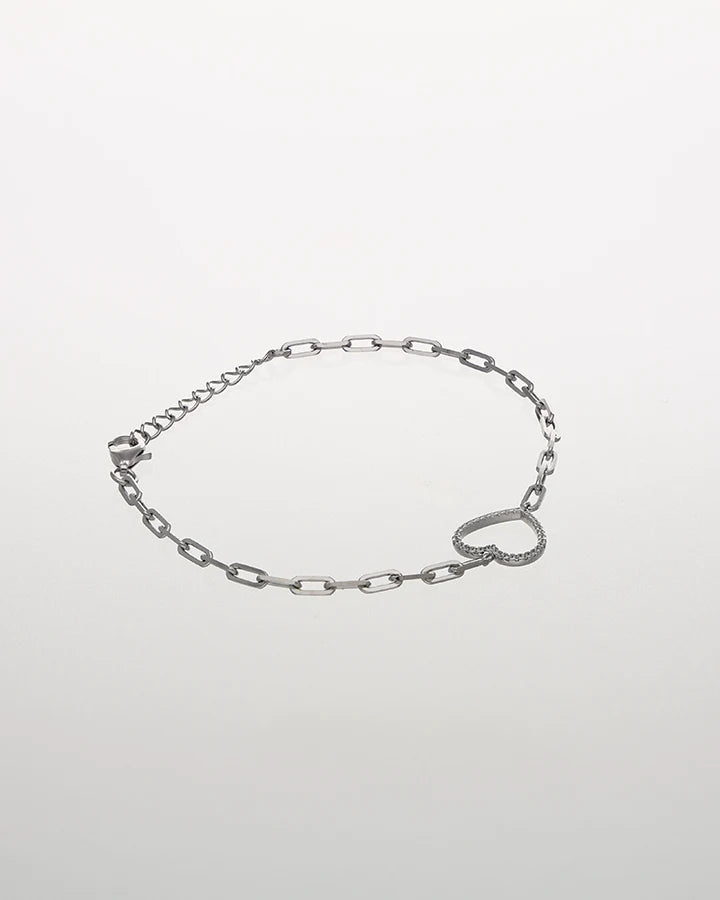 Tiny Love Bracelet in 92.5 Silver